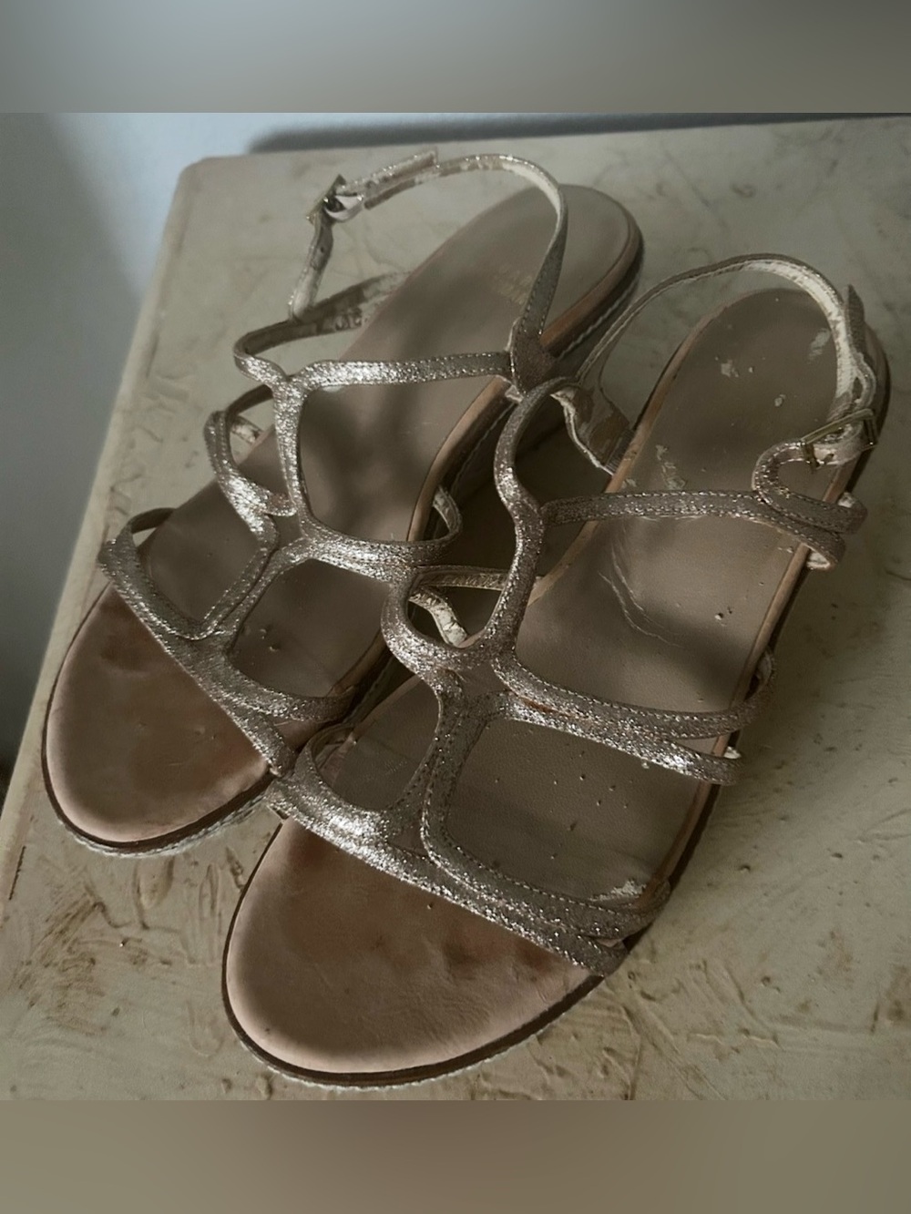 Stuart Weitzman Espadrilles, Strappy Rose Gold